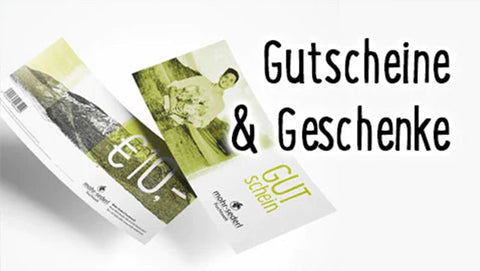 Gutscheine und Geschenke